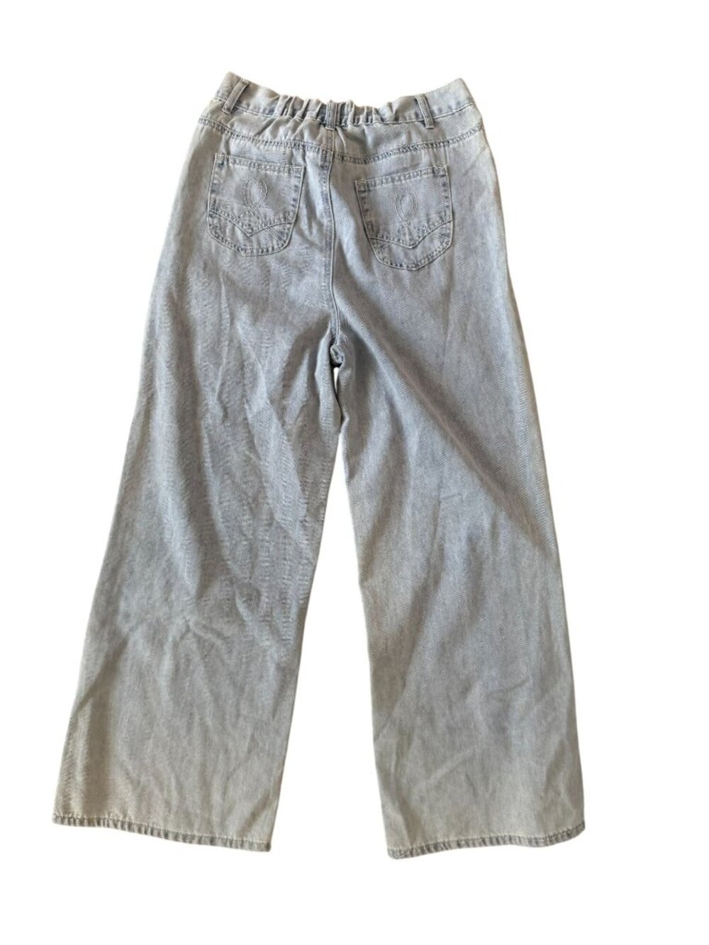POL Denim Lace Wide Leg Jeans Size Small Womens - Picture 2 of 7